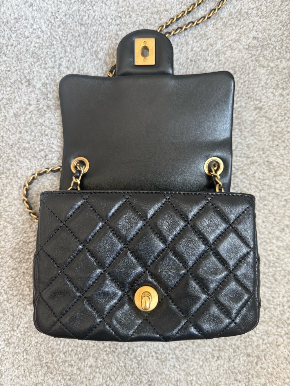 CHANEL Pearl Crush Mini Square Flap Bag - Picture 7 of 10